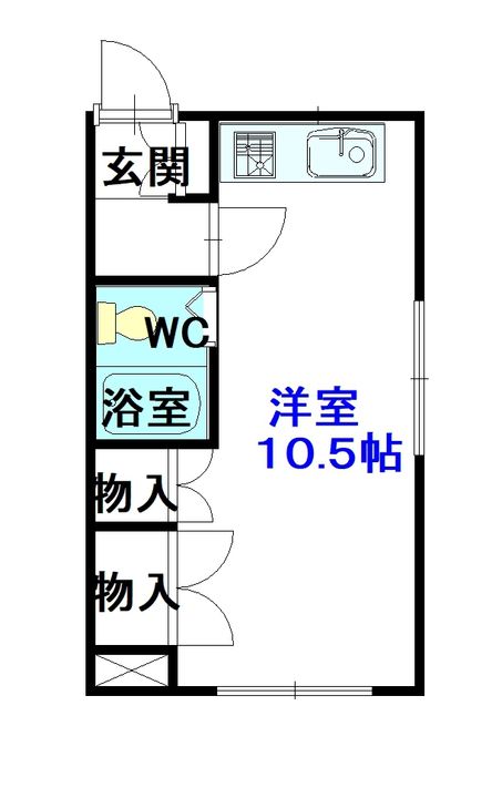 東堂ビル201の間取り