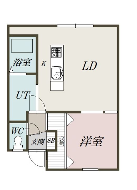 花々館の間取り