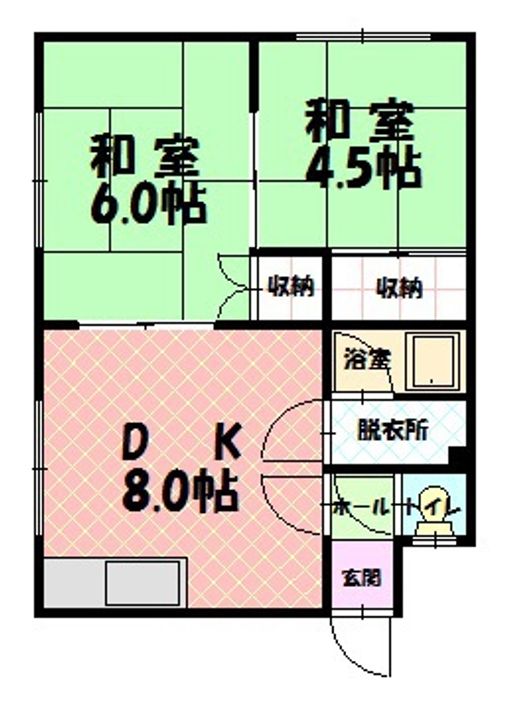サンフラワー神居101の間取り