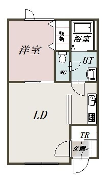 RIVER SIDE KAGURA201の間取り