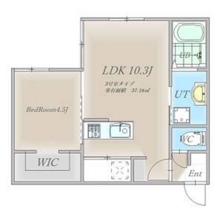 HARUSAKU大町103の間取り