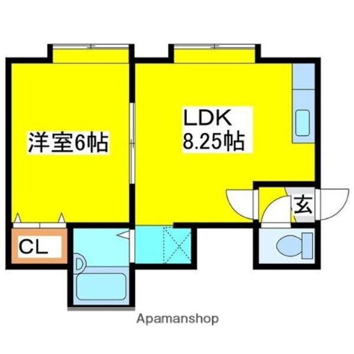 ジョイフル羊ヶ丘201の間取り
