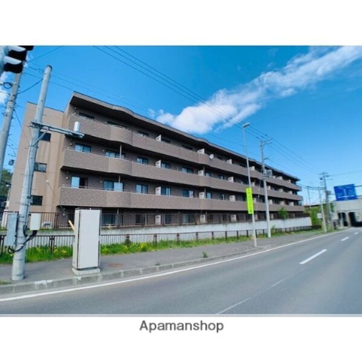 シャトーポルテ上野幌の外観