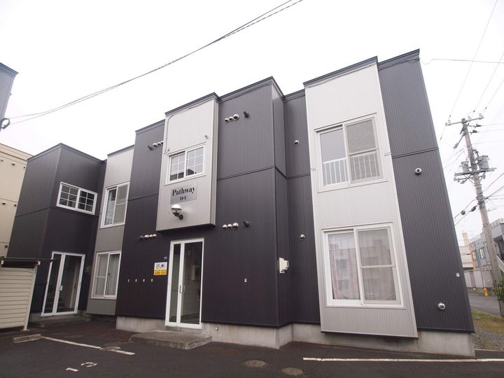 北海道札幌市厚別区大谷地西5丁目の賃貸アパートの外観