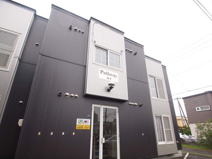 北海道札幌市厚別区大谷地西5丁目の賃貸アパートの外観