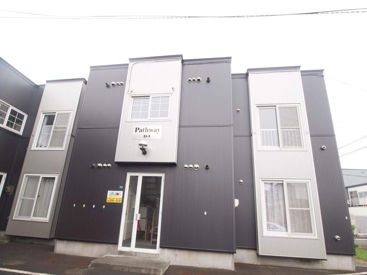 北海道札幌市厚別区大谷地西5丁目の賃貸アパートの外観
