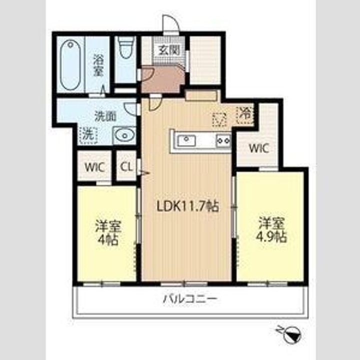 ERFOLG千歳春日の間取り