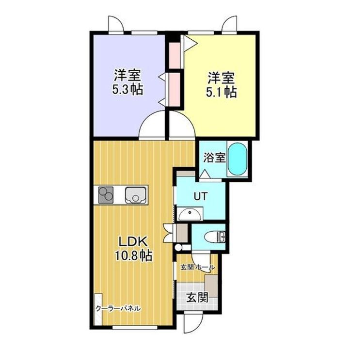 ノーザンパーク千歳の間取り