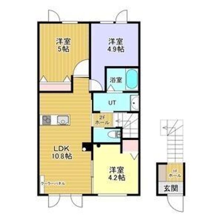 ノーザンパーク千歳の間取り