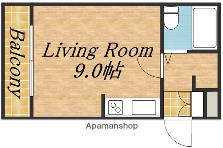 北海道札幌市西区琴似一条4丁目の賃貸マンションの間取り