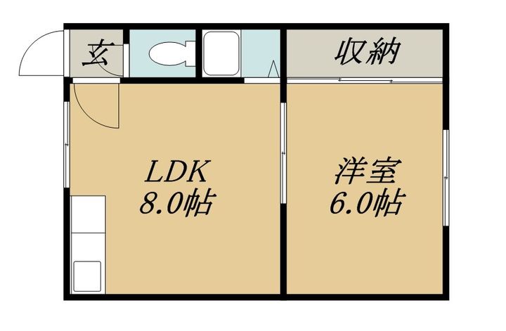 コーポ大沼の間取り