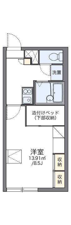 レオパレスエクセルの間取り