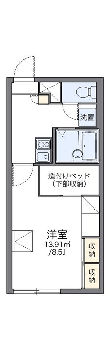 レオパレス921107の間取り