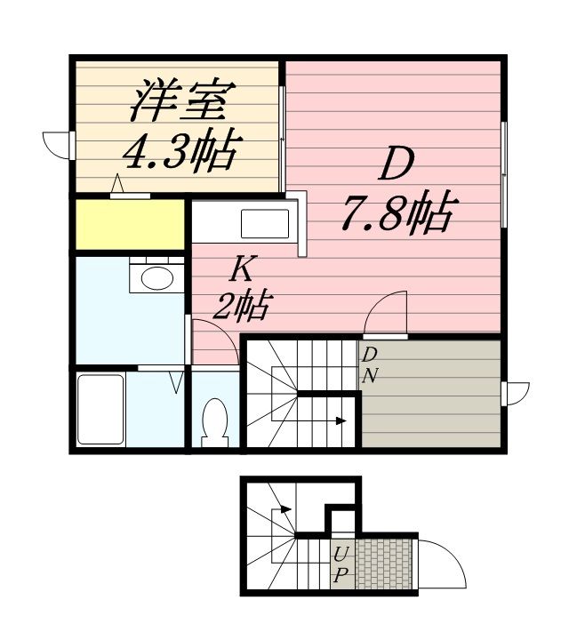 ラピスⅡB2の間取り