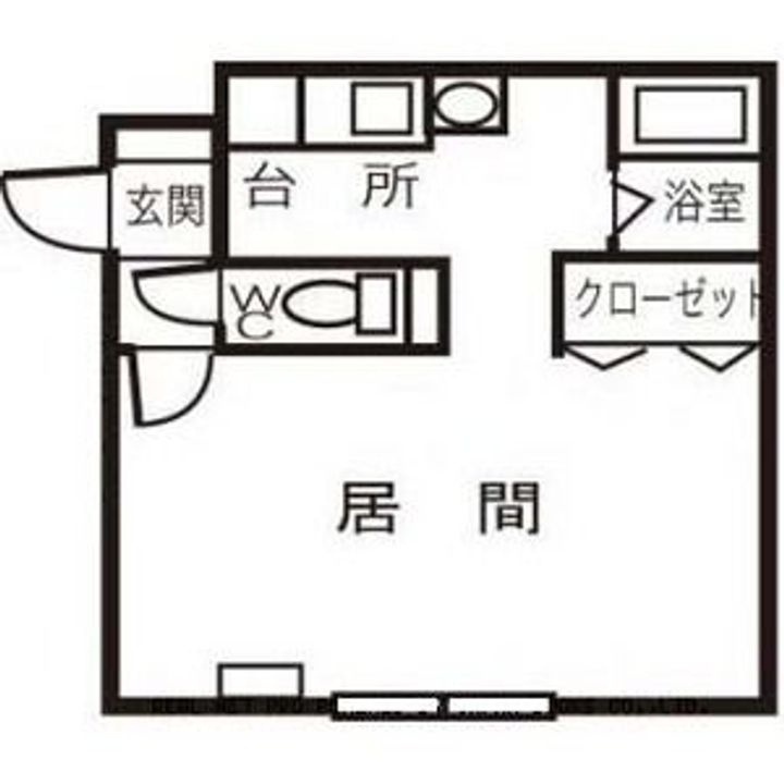 パル宮の沢105の間取り