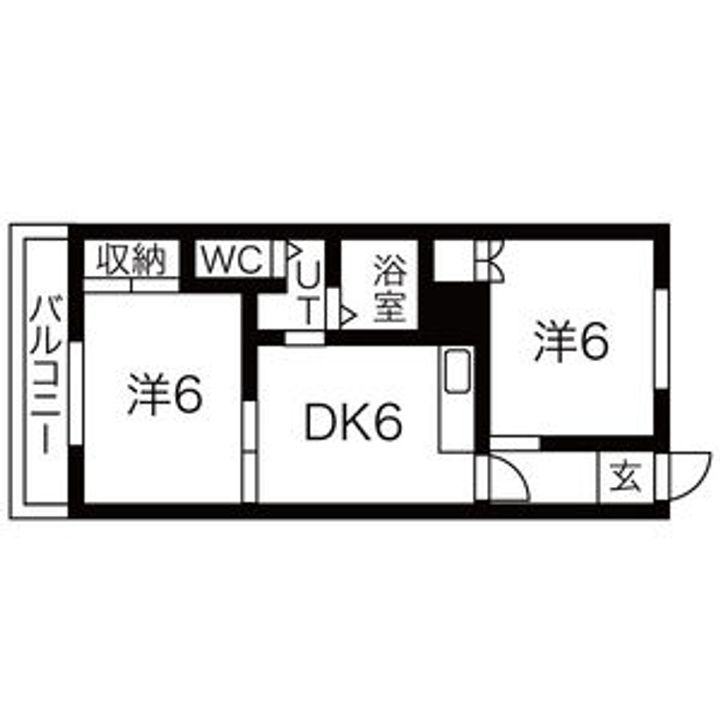 藤井コーポ23303の間取り