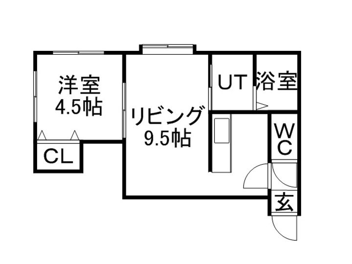 サンテラス宮の沢205の間取り