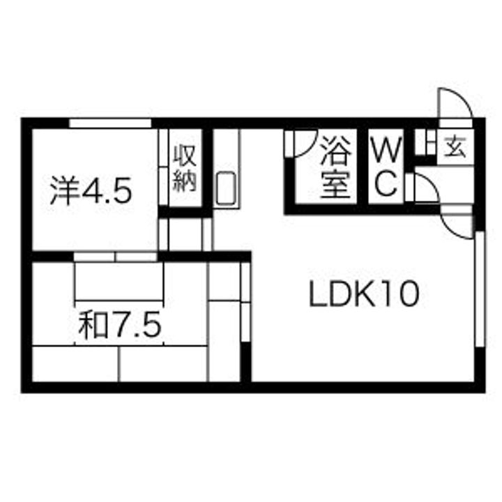 ベーシック1ー7の間取り