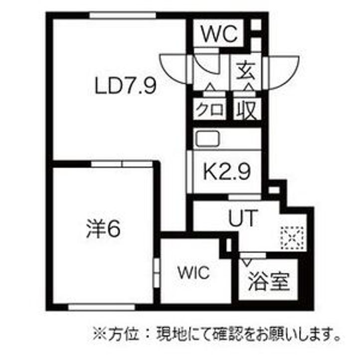 ビルゴ南平岸Ⅱ0402の間取り