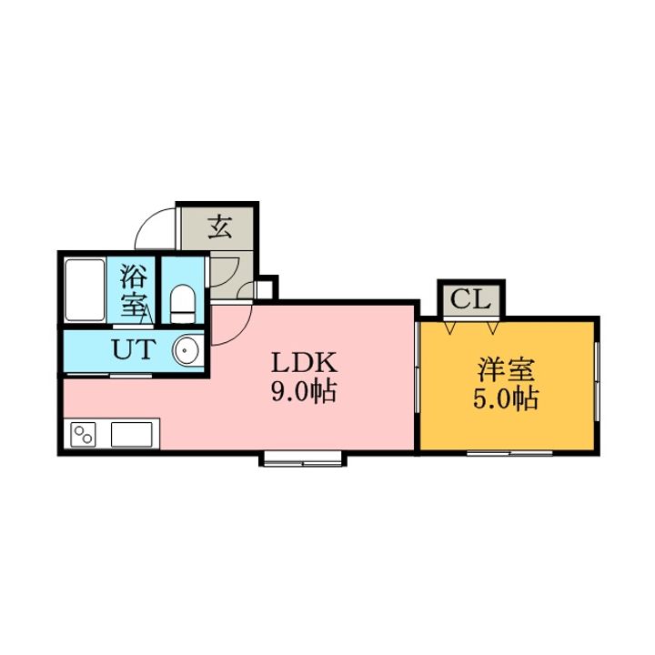 KAZU東札幌202の間取り