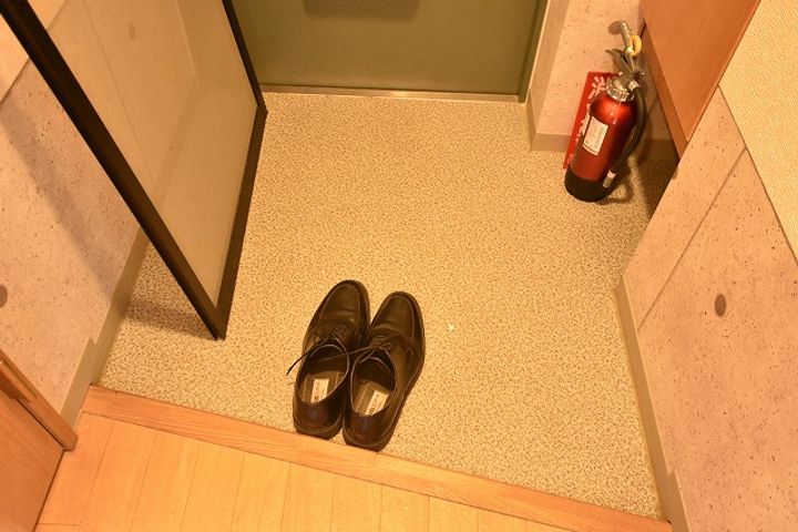 パークハイツIの玄関