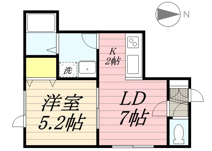 ラピスラズリ201の間取り