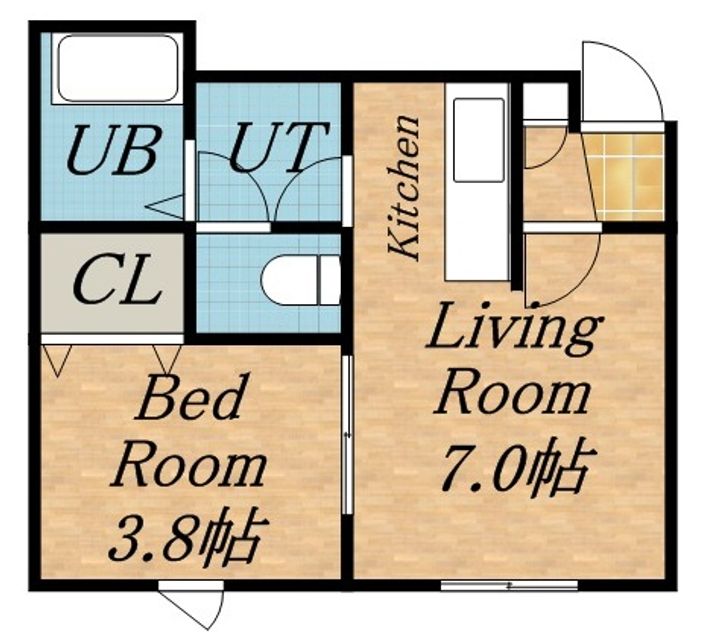 トレジャーキャッスル伍番館の間取り