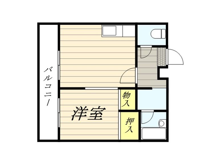 第53松井ビル105の間取り