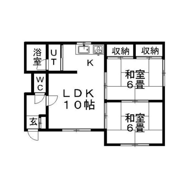 シティハイム川沿101の間取り