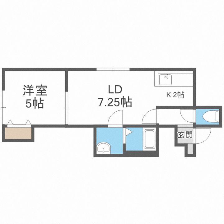 ドレエール105の間取り