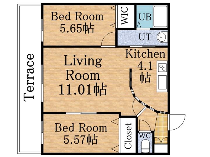 ガーデンテラス240103の間取り