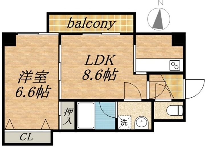 ヒルズ山鼻177の間取り