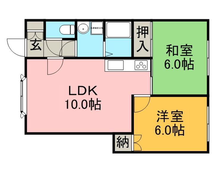 シャルレ172Ⅱ101の間取り