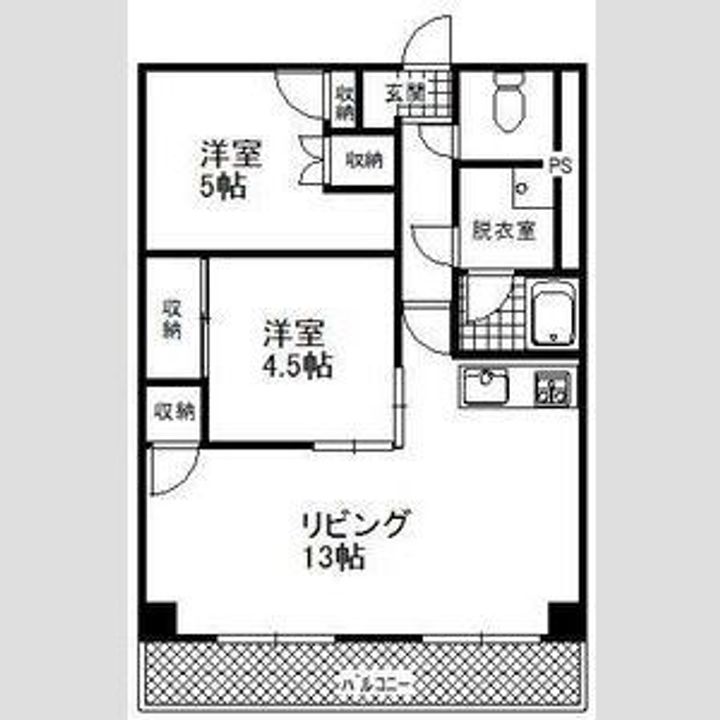 第78松井ビル302の間取り