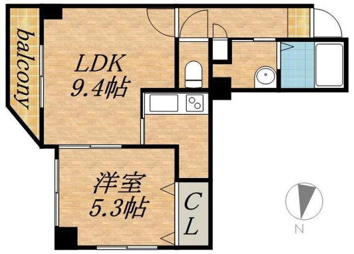 WILLDO南12条00403の間取り