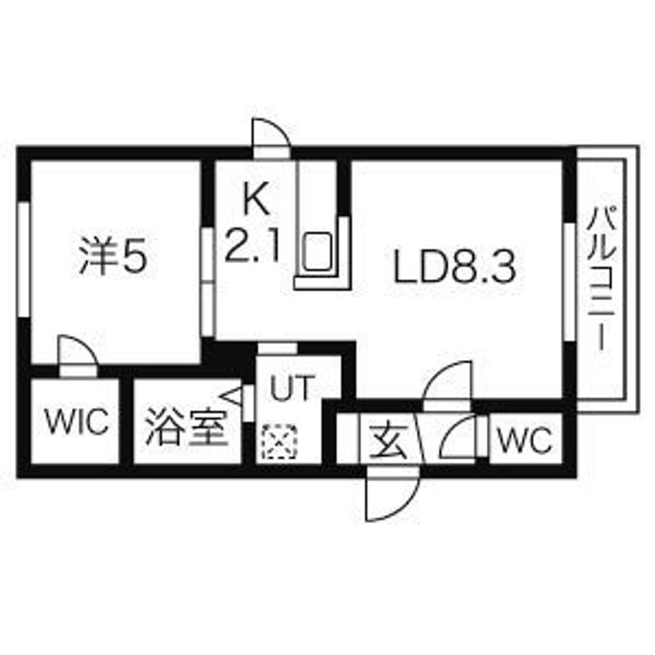 ル・ファール円山の間取り