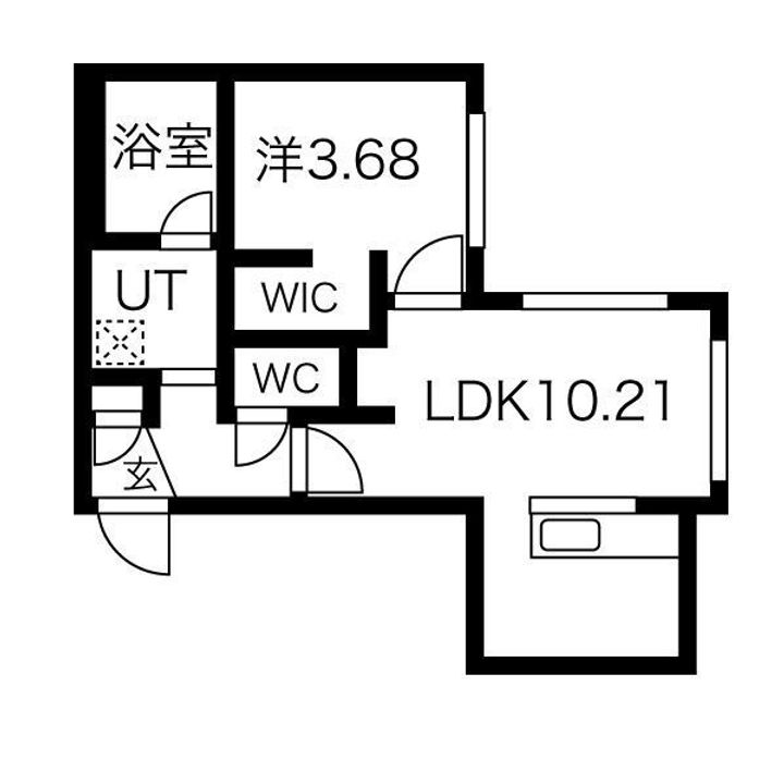 オルセーリュクス山鼻の間取り