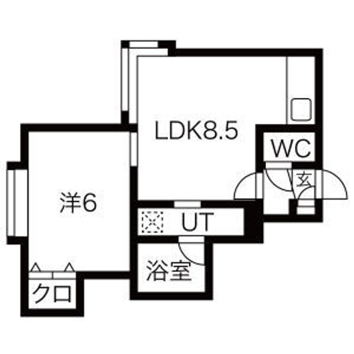 リーベンス南10条105の間取り