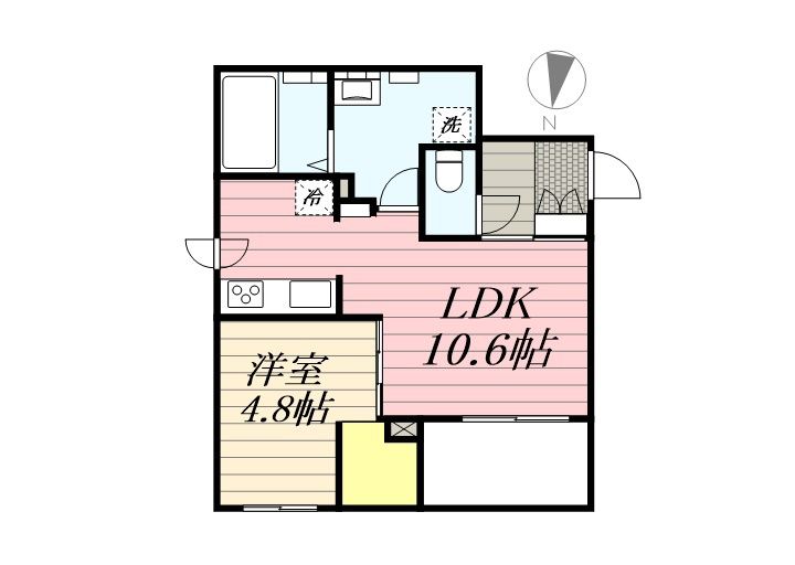 エフュート北円山の間取り