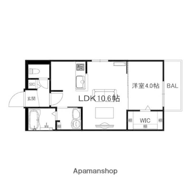 ブランシャール西線11条HDの間取り