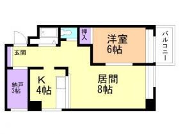 くぼたビルの間取り
