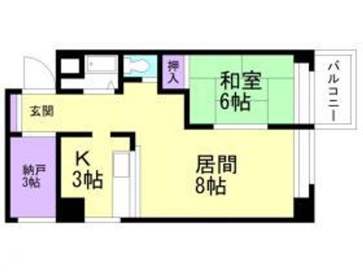 くぼたビルの間取り