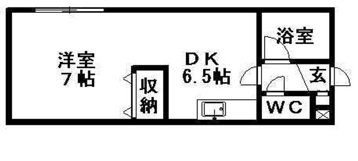 メゾンメモワール205の間取り