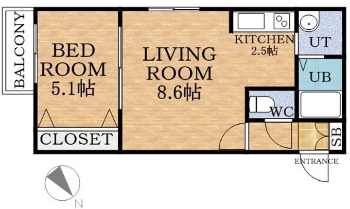 MTガーデン琴似IIの間取り