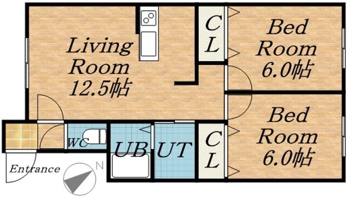 アヴニールⅡ00106の間取り