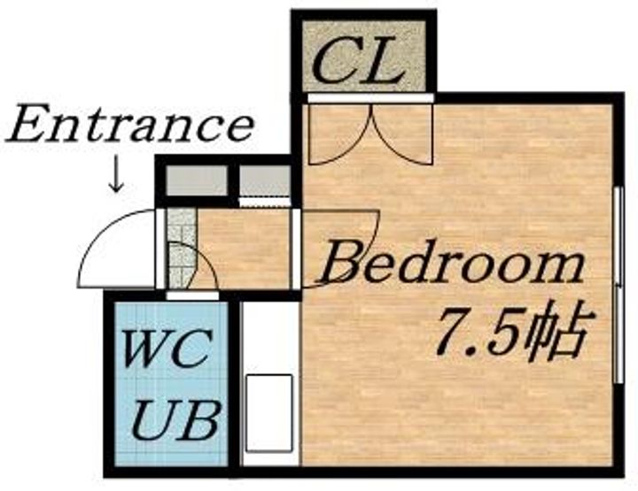 シャトレ麻生306の間取り