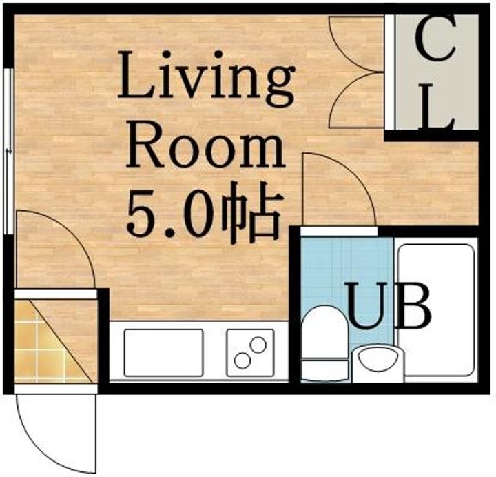 北24条駅ハウス306の間取り