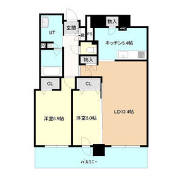 プレミスト札幌ターミナルタワー1702号室の間取り