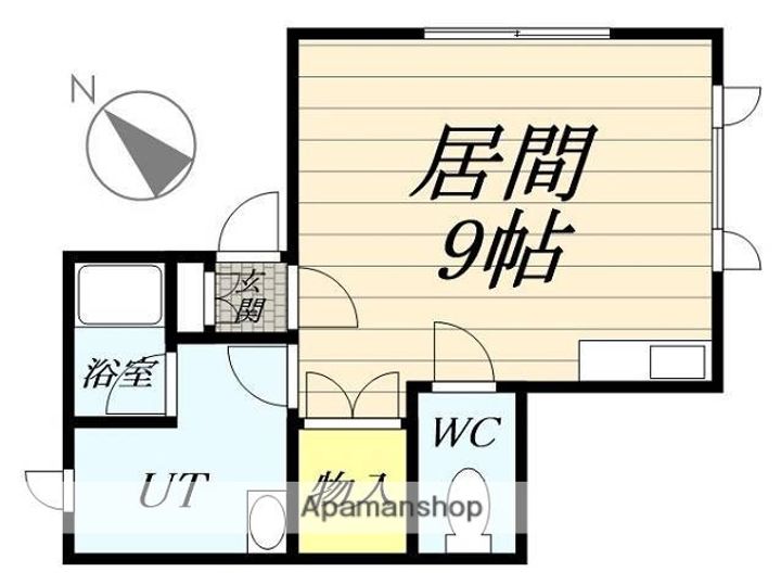 二十四軒2条2丁目 貸室3Fの間取り