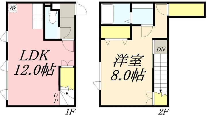 クリスタルグリーン102の間取り